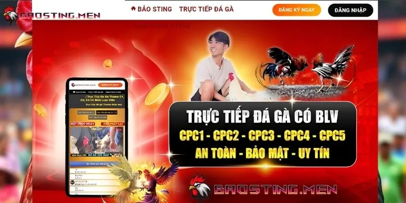 Truy cập vào trang web/app để đăng ký BAOSTING